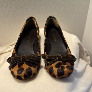 BCBG Maxazaria Leopard PonyHair Flats